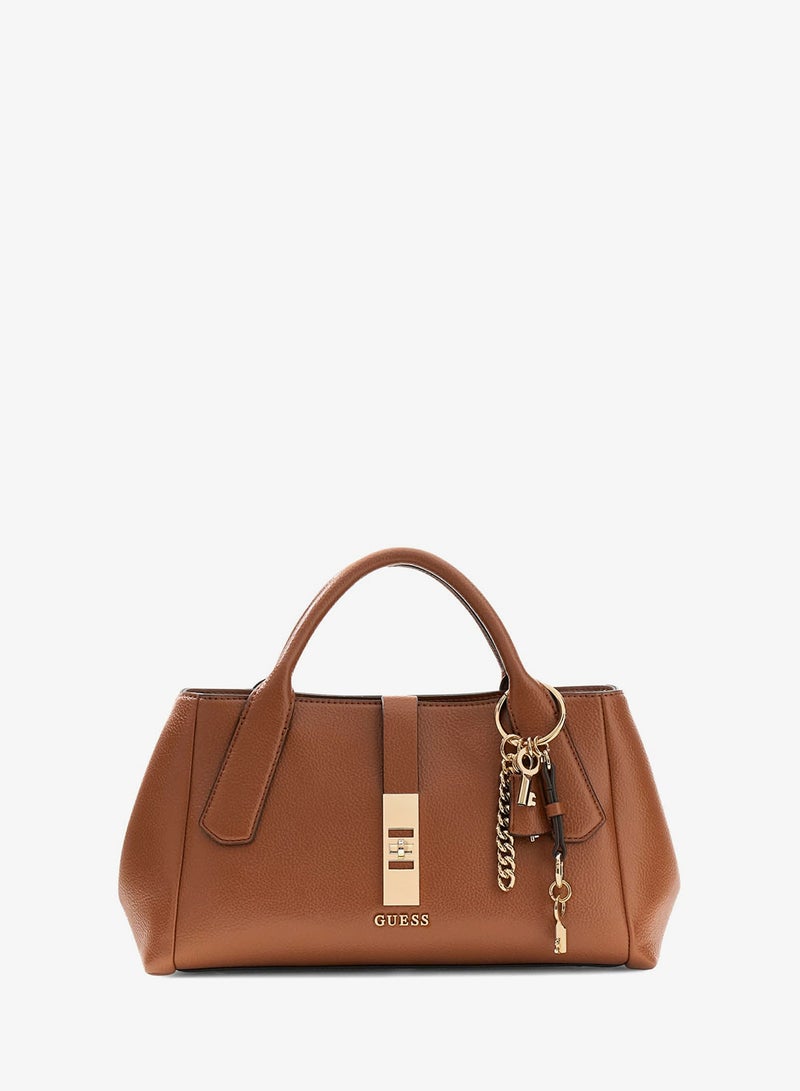 GUESS Brooke Top Handle Satchel Bag - Image 1